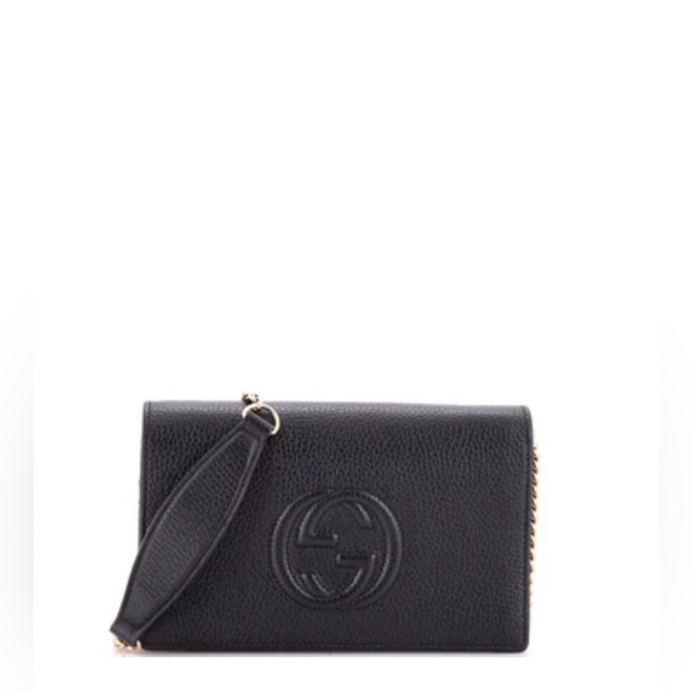 Gucci TIMELESS soho Black Leather Crossbody Bag - Picture 9 of 9